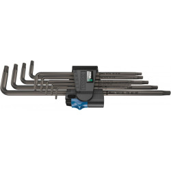 L-seškanšu komplekts Torx TX8-40 XL, garš, Wera