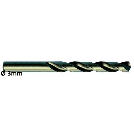 Metāla urbis DIN338 HSSE-Co5 Ø3,0mm 10gab., Exact