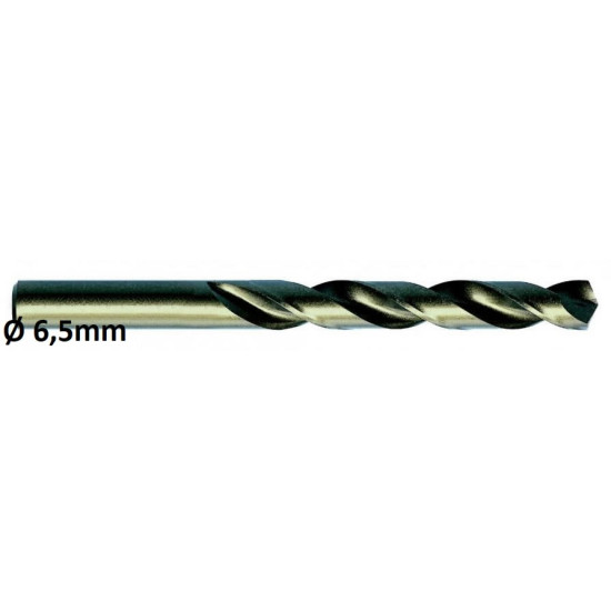 Metāla urbis DIN338 HSSE-Co5 Ø6,5mm 10gab., Exact