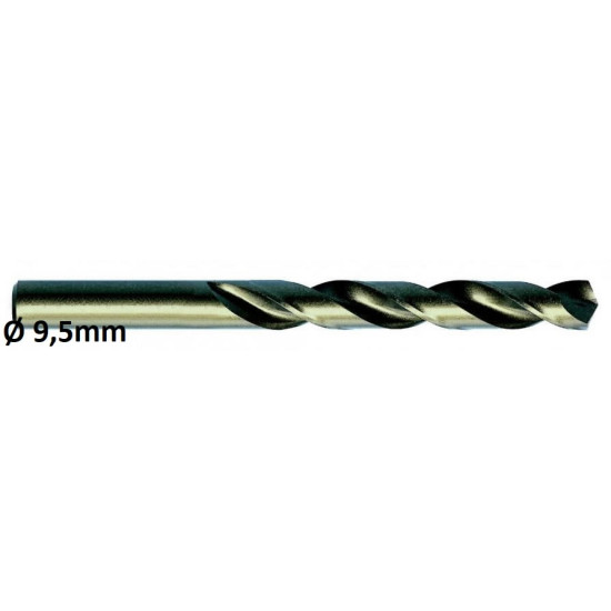 Metāla urbis DIN338 HSSE-Co5 Ø9,5mm 10gab., Exact