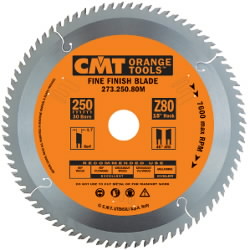 Zāģripa kokam 250X2,4x30mm Z80 10°ATB, CMT