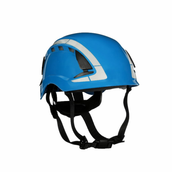 Aizsargķivere SecureFit, ar ventilāciju, atstarojoša, zila X X5003V-CE, 3M