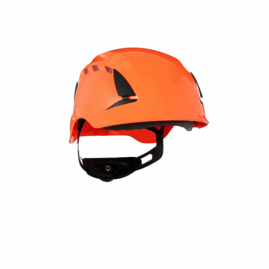 Aizsargķivere SecureFit™, ar ventilāciju, oranža X5507V-CE, 3M