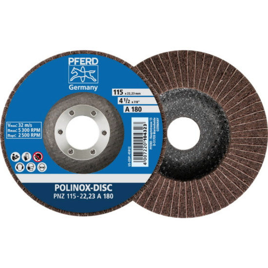 Lameļu disks PNZ Polinox 125x20/22,23mm A100, Pferd
