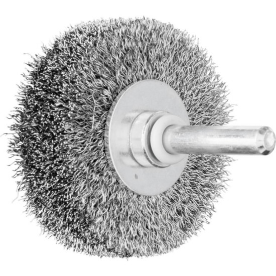Diskveida drāšu birste RBU Tērauda 50x15/6mm 0,2mm, Pferd