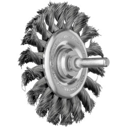 Diskveida drāšu birste vītā RBG Tērauda 70x06/6mm 0,35mm, Pferd