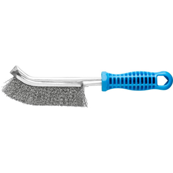 Rokas drāšu birste HBG 10 nerūsējošā tērauda 1 rindas 265mm 265mm 0,3mm, Pferd