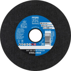 Griezējdisks SG Steelox 125x1,0mm, Pferd