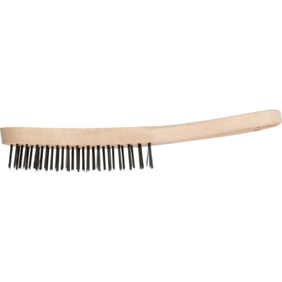 Rokas drāšu birste HBU 30 tērauda 3 rindas, 290mm 0,35mm, Pferd