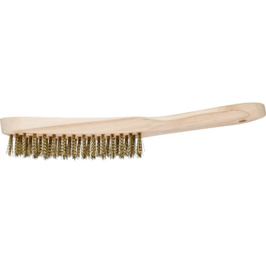 Rokas drāšu birste HBU 30 Misiņa, 3 rindas 290mm 0,3mm, Pferd