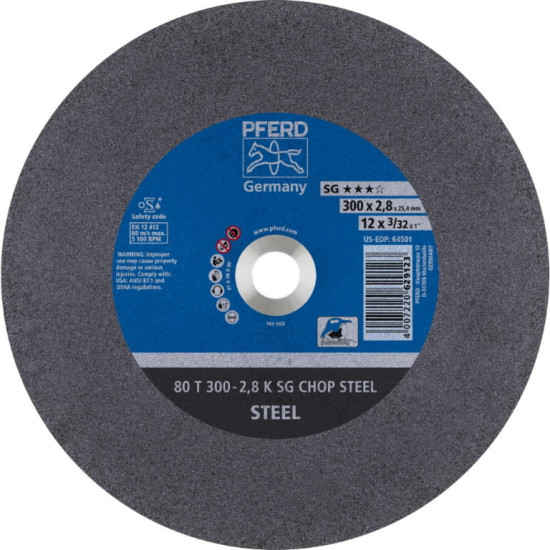 Griezējdisks SG Chop Steel 300x2,8/25,4mm, Pferd