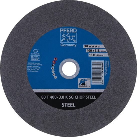 Griezējdisks SG Chop Steel 400x3,8/32,0mm, Pferd