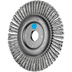 Diskveida drāšu birste vītā Pipe RBG Nerūsējošā tērauda 150x 150x6x22,2mm 0,5mm, Pferd