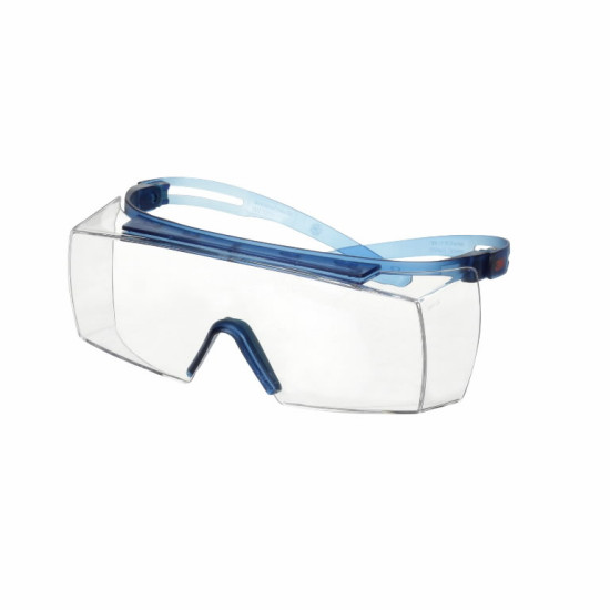 Virsbrilles, Scotchgard, neaizsvīstošas, caurspīdīgas, SF3701SGAF-BLUE, 3M