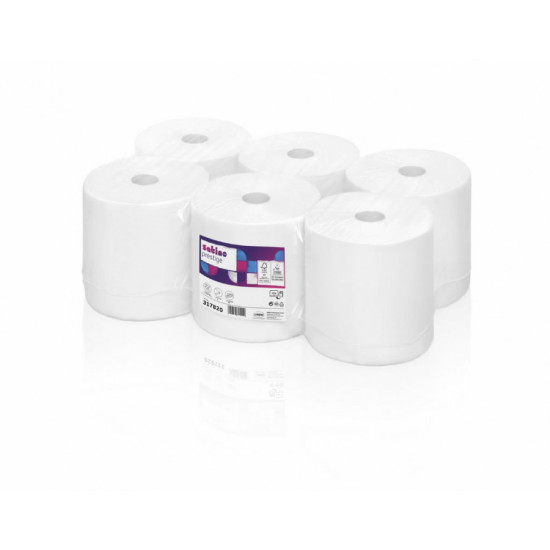 Papīra dvieļu ruļļi Satino HiLine HTR Autocut, 2-slāņu, 6 x150 m PT1, Satino by WEPA