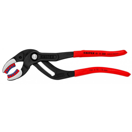 Sifona savienojuma stangas 250 mm, līdz D75 mm, ar PVC ielik 250 mm, Knipex