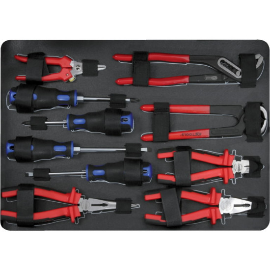 Universālais instrumentu komplekts 1/4"+1/2", 127 gab., KS Tools