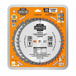 Zāģripu komplekts, 3gab. 160x2,2/20mm Z24/40 15°/10°, CMT