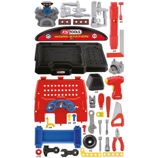 KSTOOLS darba stacija bērniem, KS Tools