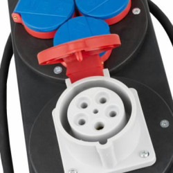 Strāvas sadale2m 1CEE400V+3x230V H07RN-F 5x1,5 16A rub.cable, Brennenstuhl