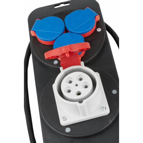 Strāvas sadale2m 1CEE400V+3x230V H07RN-F 5x1,5 16A rub.cable, Brennenstuhl