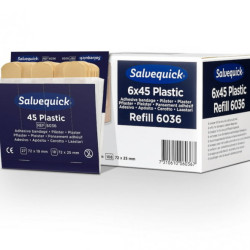 Plastikāta plāksteri, rezerves iepak., 1x45 gab., Cederroth
