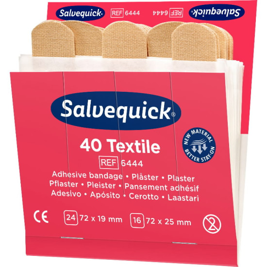 Tekstila plāksteri, rezerves iepakojums, 1x40 gab., Cederroth