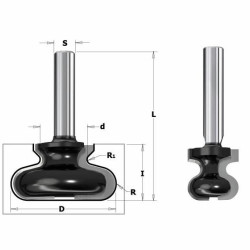 Frēzes asmens S=8mm, D=19,05mm, CMT