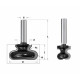 Frēzes asmens S=8mm, D=19,05mm, CMT