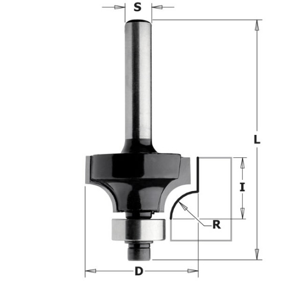 Frēzes asmens uzgalis S=8mm, D=16,7mm, CMT