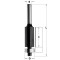 Frēzes asmens S=8mm, D=12,7mm, CMT