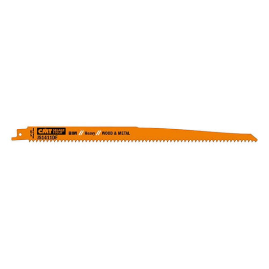Zobenzāģa asmens kokam un metālam 5 gab. BIM Co8 300x1,25mm 300x1,25mm Z6TPI, CMT