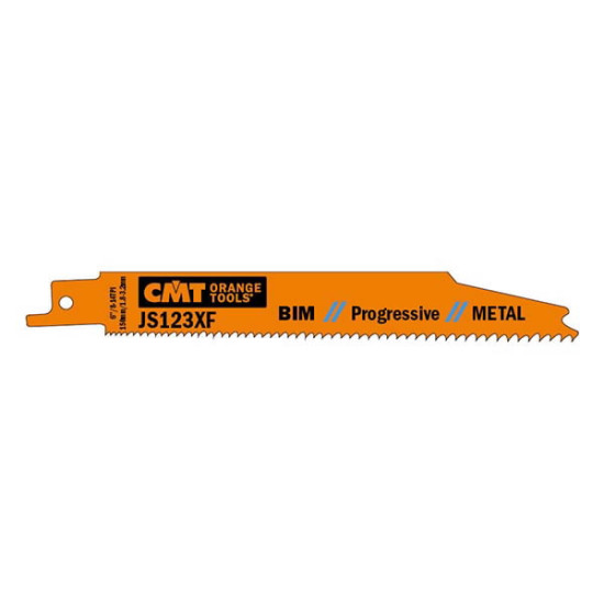 Zobenzāģa asmens metālam 5 gab. BiM Co8 150x0,9mm Z8-14TPI, CMT