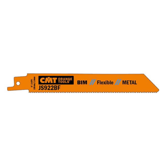 Zobenzāģa asmens metālam 5 gab. BiM Co8 130x0,9mm Z14TPI, CMT