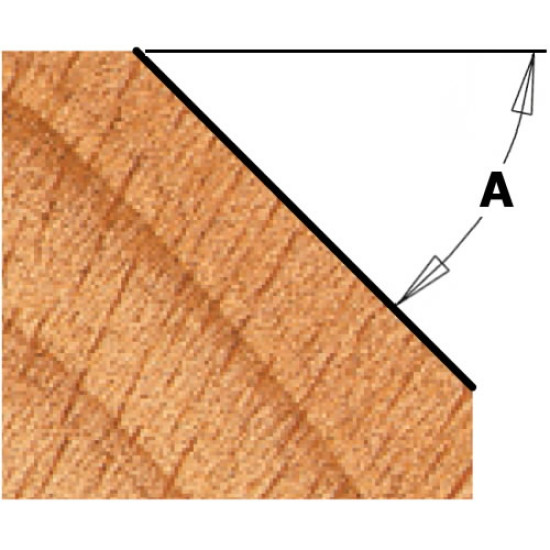 Frēzes asmens ar gultni S=8mm, D=35mm, CMT