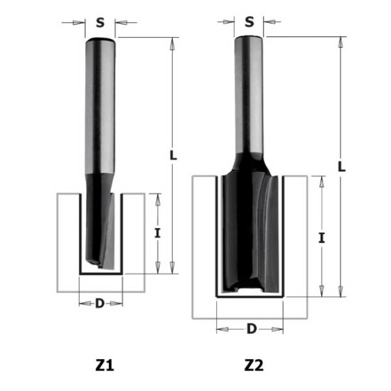 Frēzes asmens S=8mm, D=16mm, CMT
