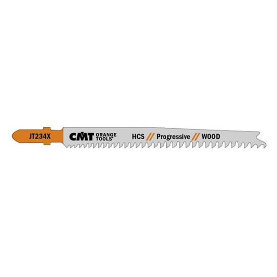 Figūrzāģa asmens kokam, 5 gab. 90x2-3mm Z8-12TPI, CMT