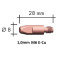 Kontaktdīze E-Cu M6x28x8 - 1,0mm, Binzel