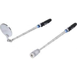 Teleskopisks spoguļa D52mm un magnēta 2kg komplekts, g.620mm, Brilliant Tools