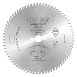 Zāģripa kokam 160x2,2/1,6x20mm Z48 a=5° b=15° ATB INDUSTRIAL, CMT
