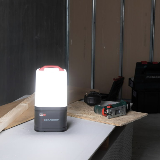Akumulatora darba lampa AREA10, IP65, BT, 10000, karkass CAS, Scangrip