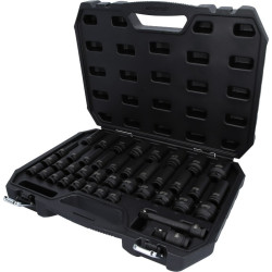 Triecienmuciņu komplekts 1/2´´, garās un īsās, 9-30mm 40pcs, KS Tools