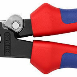 Elektroinstalāciju knaibles 200 mm, daudzkomponentu rokturis, Knipex