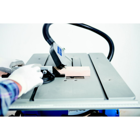 Galda zāģis HS100S, ar statīvu, ar papildus zāģripu, Scheppach