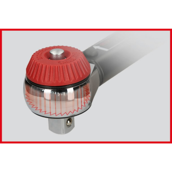 Momentatslēga ERGOTORQUEprecision 3/4" 150-750Nm, KS Tools