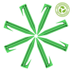 Bio plastmasas perimetra stieples stiprinājumi 8,5cm 100 gb, Auto-Mow