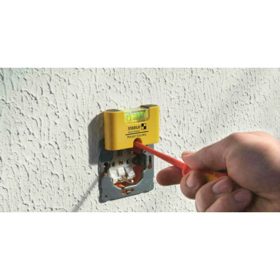 Līmeņrādis Pocket Electric ar jostas klips 7cm, Stabila