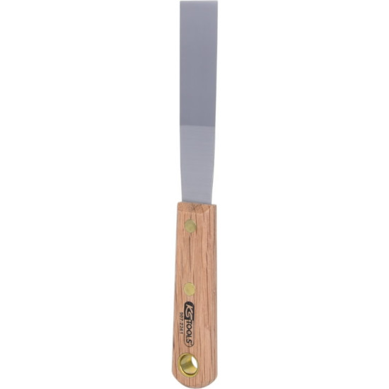 Skrāpis 25 mm, nerūsējošā tērauda, ar koka rokturi, KS Tools