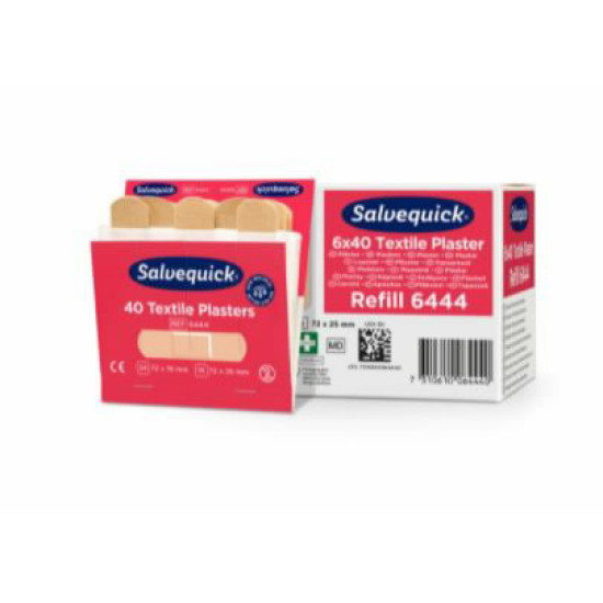 Tekstila plāksteri, rezerves iepakojums, 1x40 gab., Cederroth