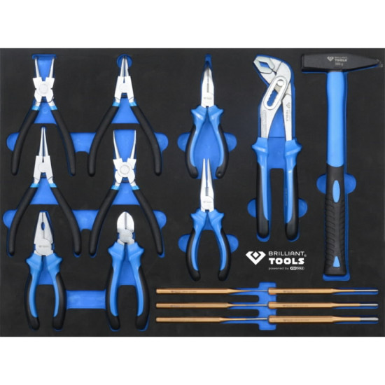 Instrumentu rati ar 7 atviktnēm un 473 premium instrumentiem, Brilliant Tools